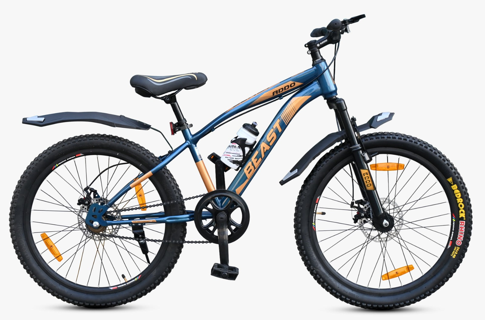 Addo India 24 BEAST FS DD 24X2.35 SINGLE SPEED CYAN GOLD