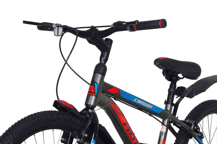 Addo India 24 Carson |  Rigid Fork V Brake | Grey Red