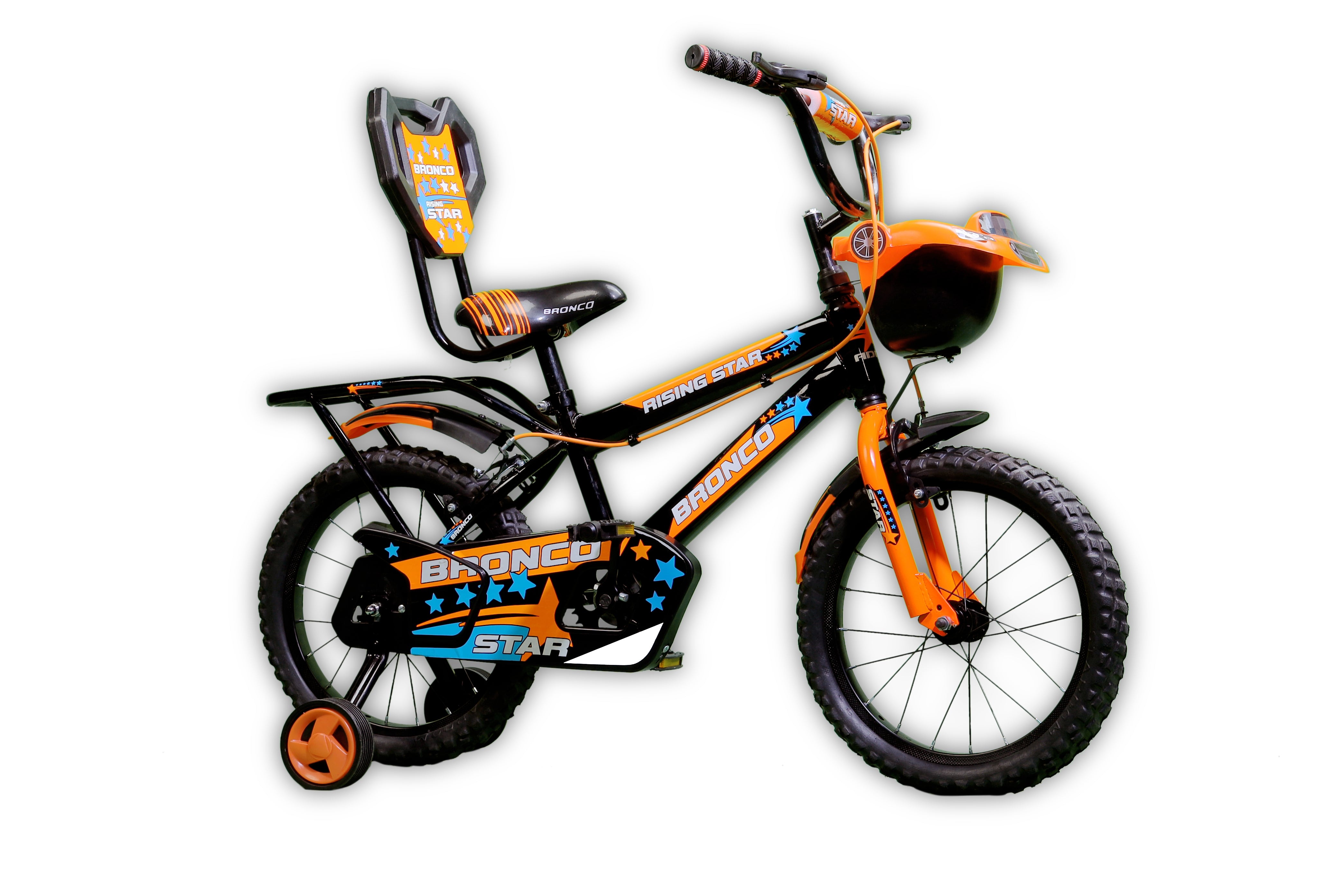 Addo India 16 Bronco Star Ibc | 16T Best Bicycles For Kids | Org.Blk