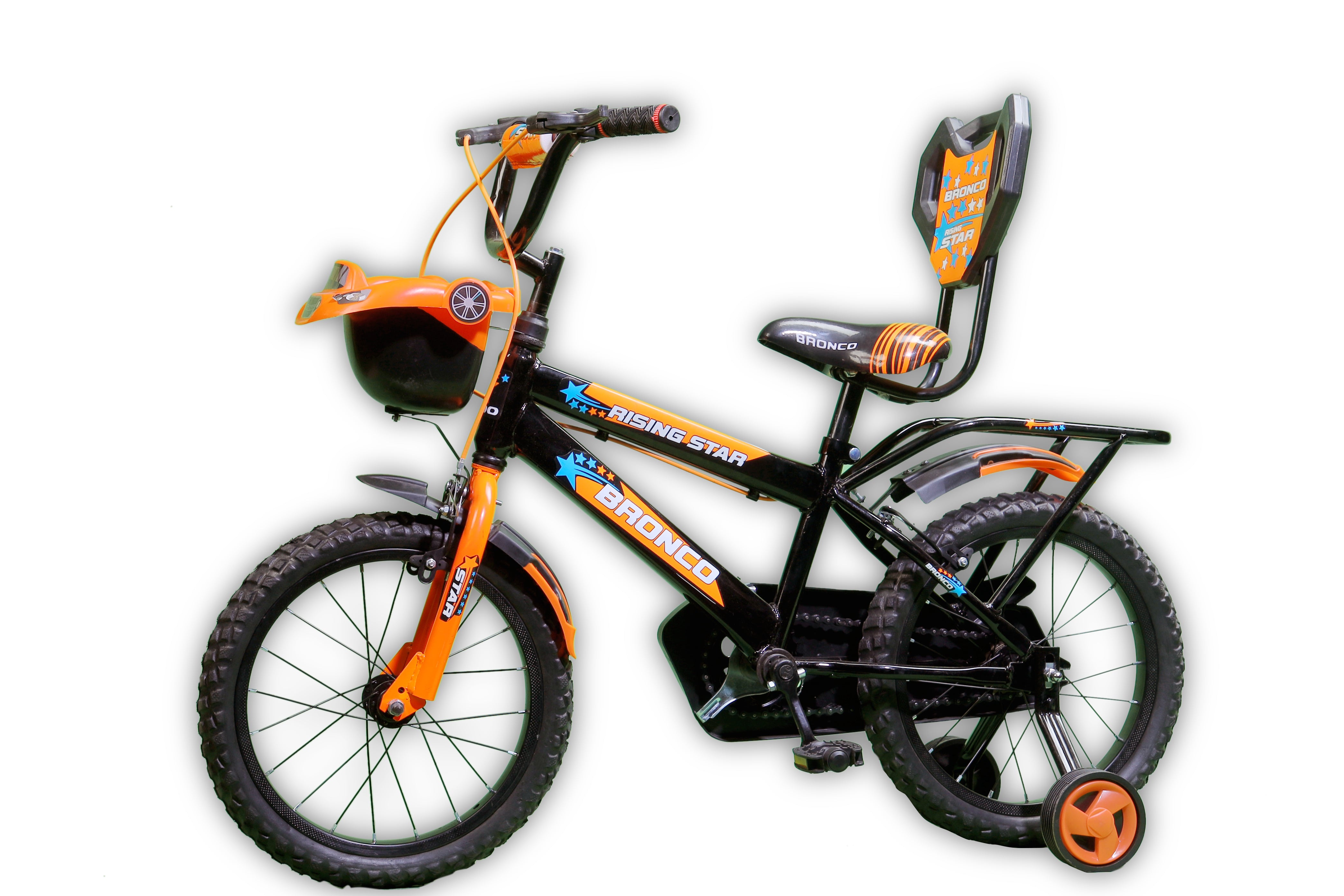 Addo India 16 Bronco Star Ibc | 16T Best Bicycles For Kids | Org.Blk