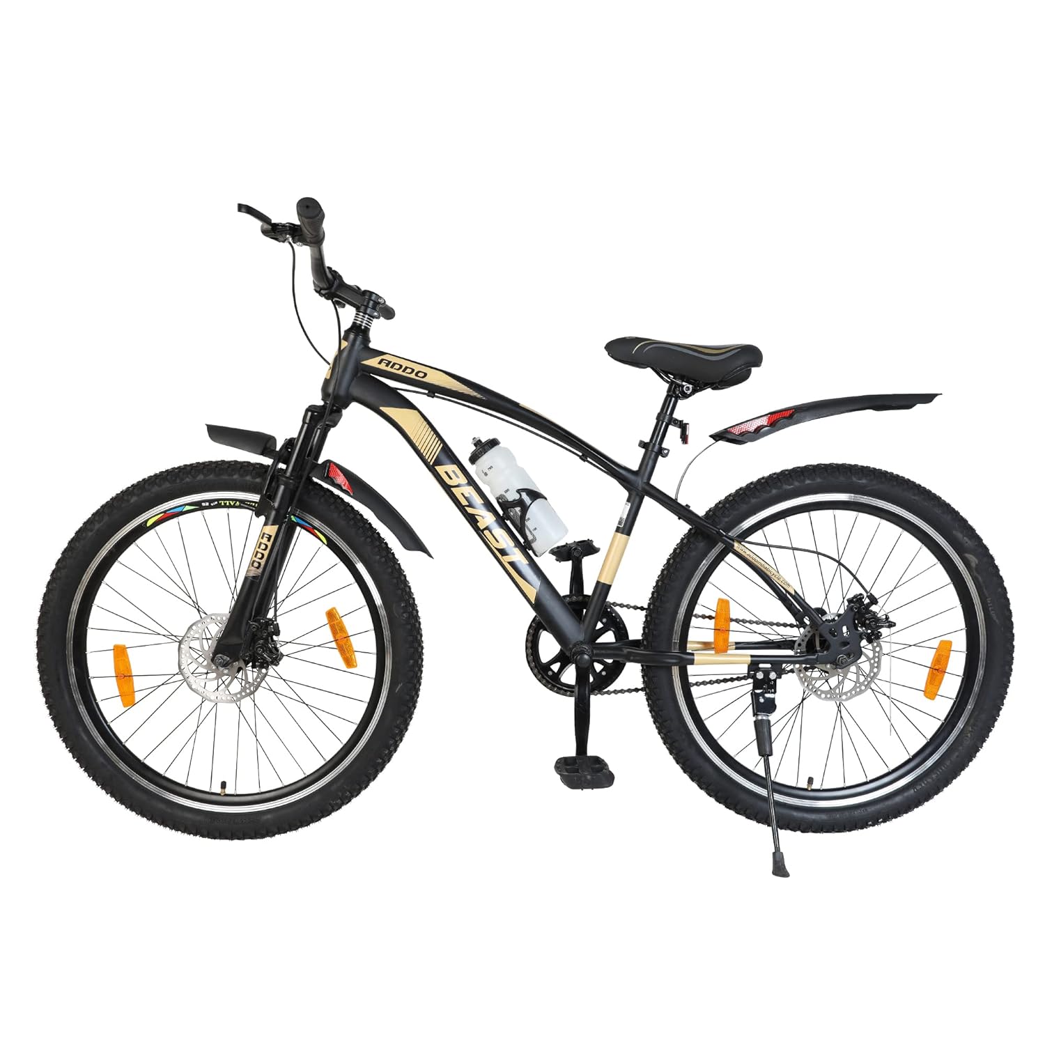 Addo India 26 Beast | Front Shocker Best Bicycles Double Disc Brakes |(26x2.35) Black