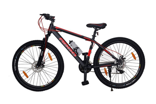 Addo India 27.5 Cameron | Best Bicycles In Multi Speed |Bicycles In Fort Suspension Double Disc Brakes | Black Red