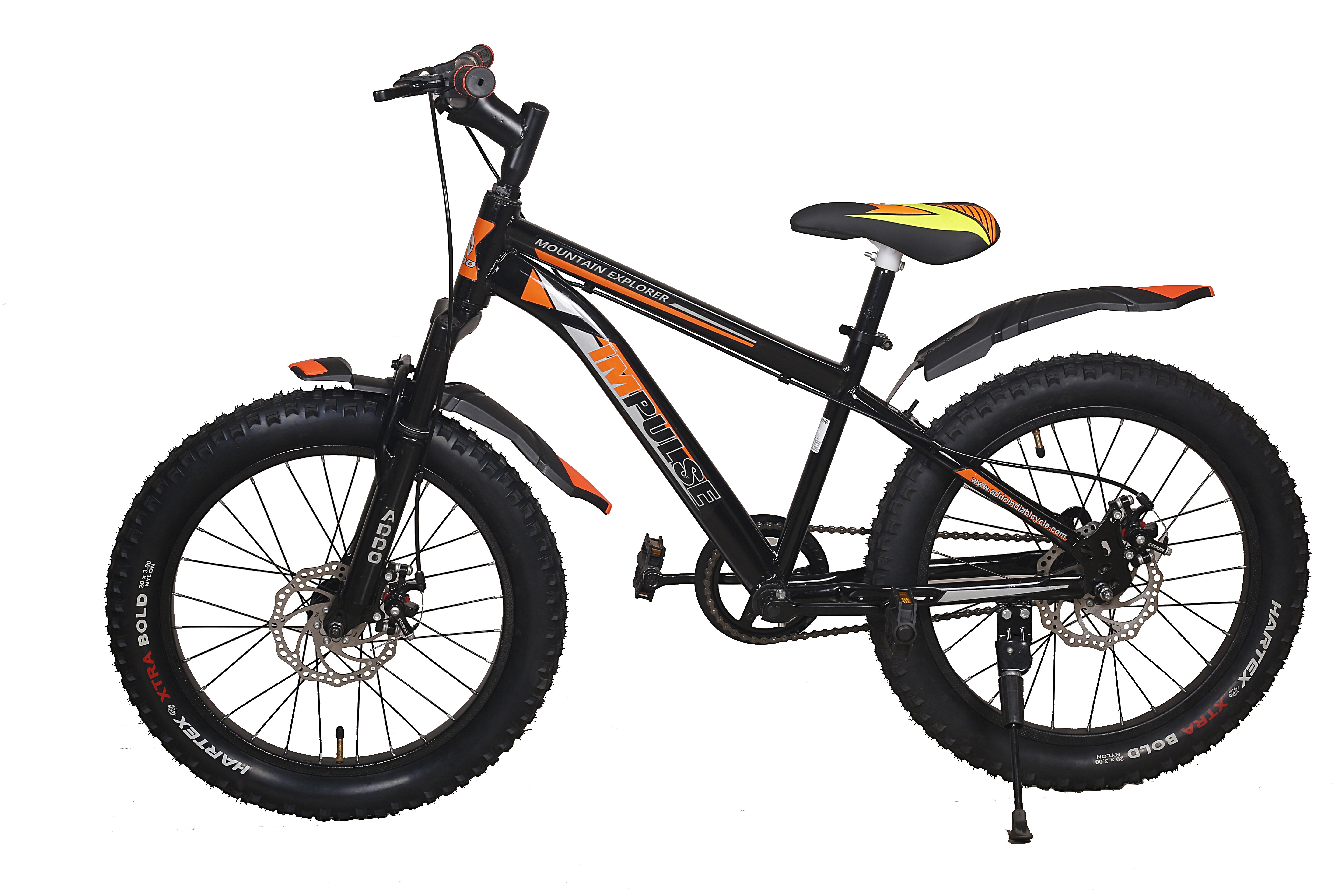 Addo India 20 Impulse  |  Best Bicycles For Kids| FS D/D Black 20X300