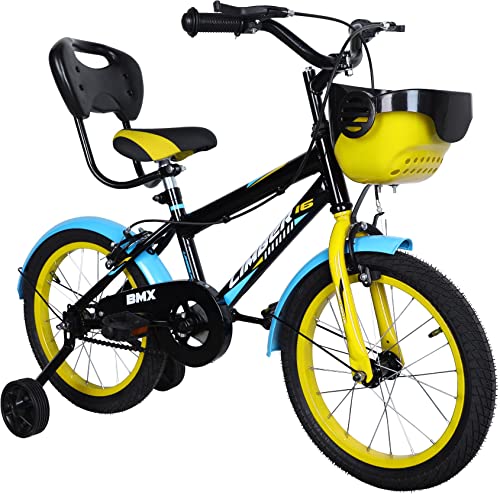 Addo India 16 Limber | Best Bicycles for Kids  | Blk. N/Ylw.