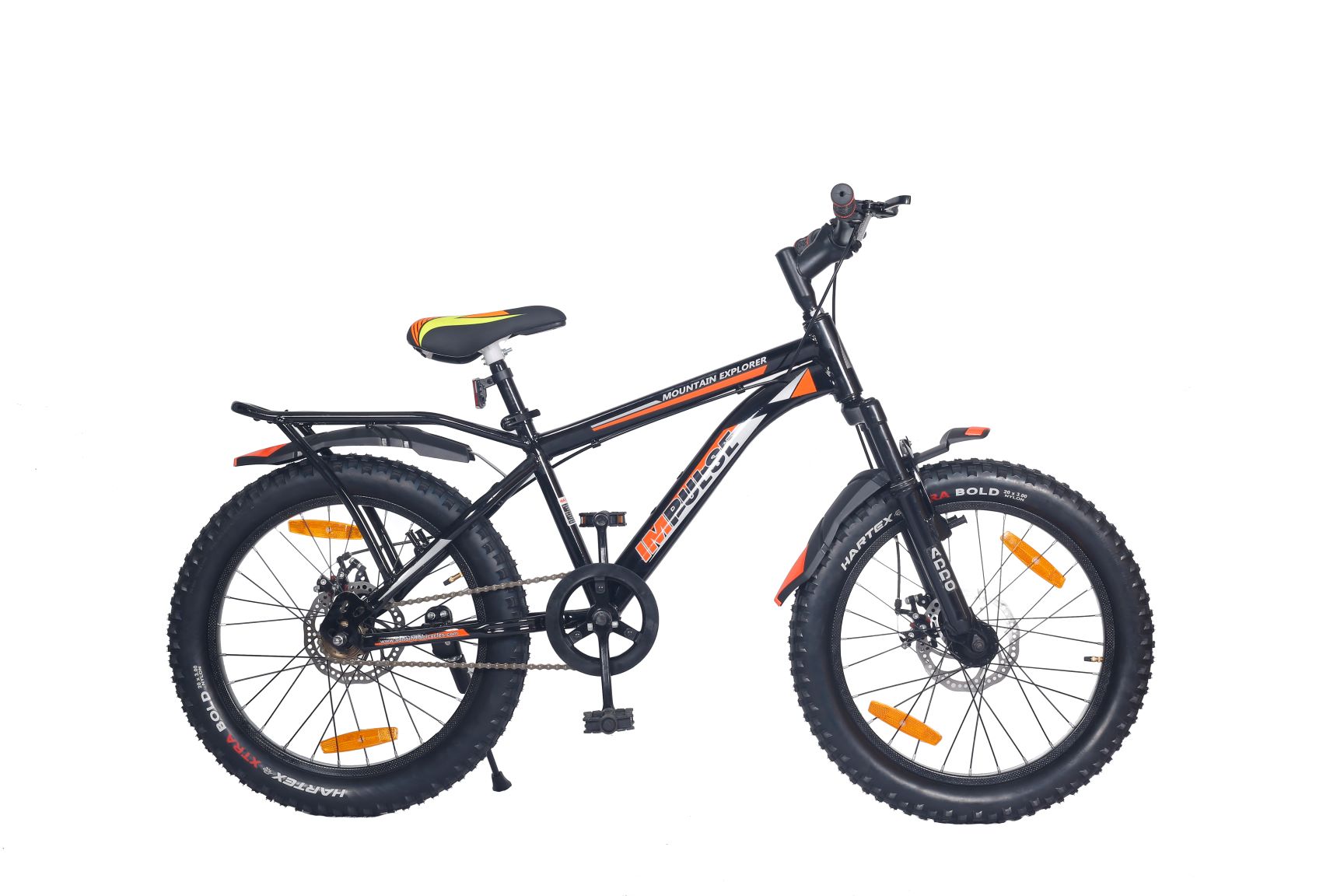Addo India 20 Impulse IBC |  Best Bicycles For Kids| FS D/D Black 20X300