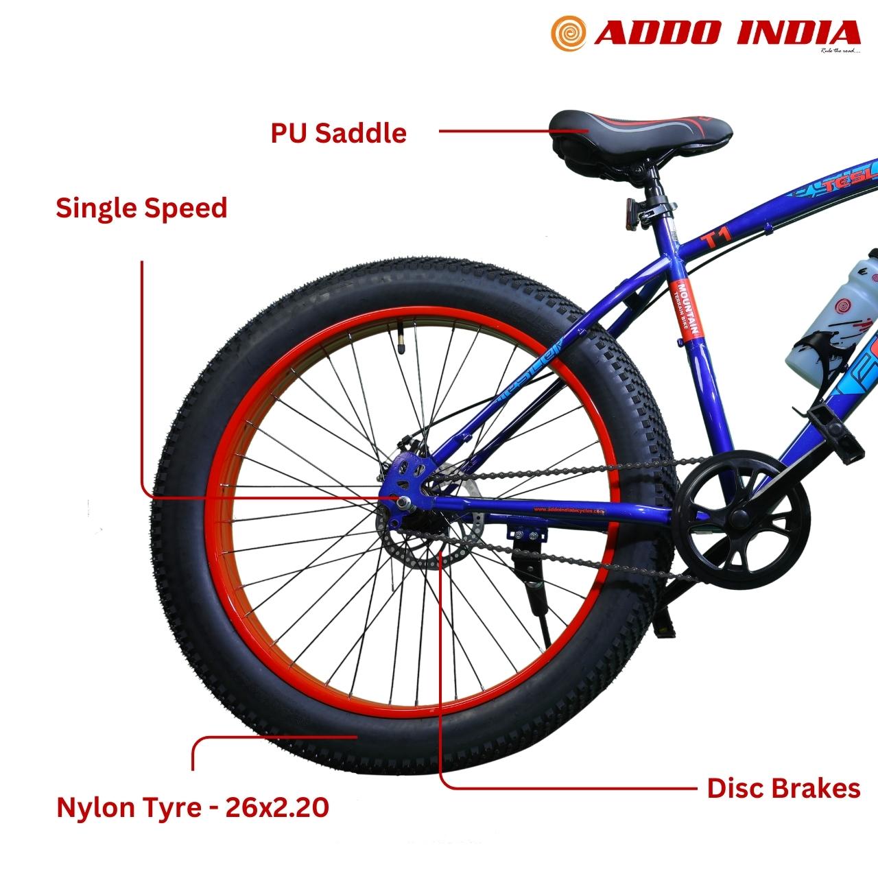 Addo India 26 Tesler T-1 |  Best Bicycles In Fat Bikes | Best Bicycles In Disc Brakes