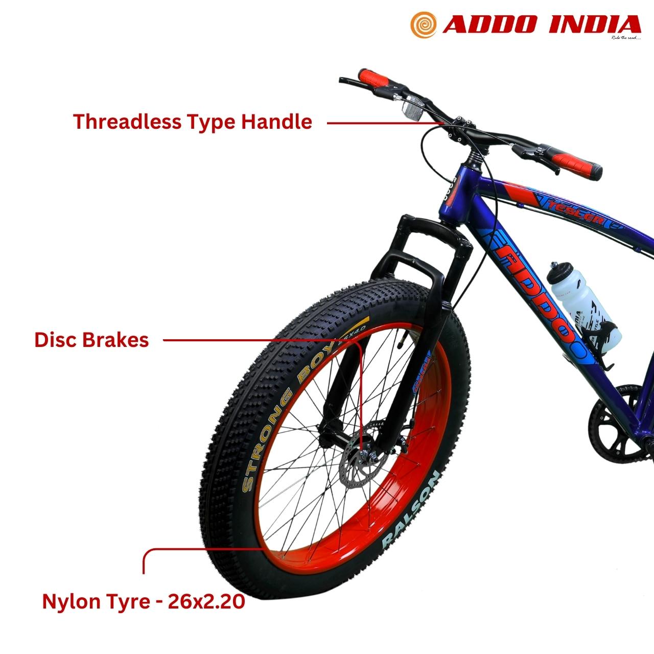 Addo India 26 Tesler T-1 |  Best Bicycles In Fat Bikes | Best Bicycles In Disc Brakes