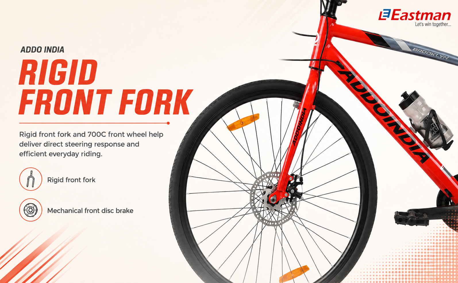 Addo India 29" Brooklyn M/Speed Grey/Red Dt