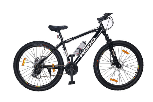 Addo India 27.5 Cameron | Best Bicycles In Multi Speed |Bicycles In Fort Suspension Double Disc Brakes  | Black/ Silver