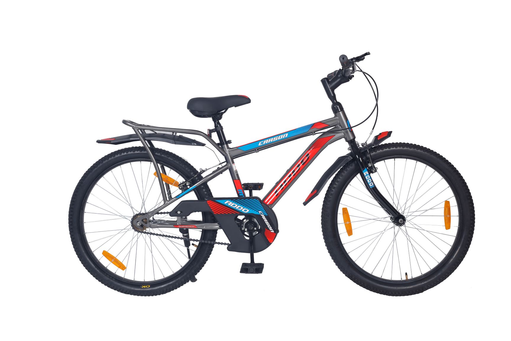 Addo India 24 Carson IBC  |  Best Bicycles in V Brake |Grey Red