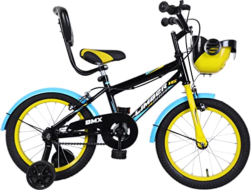 Addo India 16 Limber | Best Bicycles for Kids  | Blk. N/Ylw.