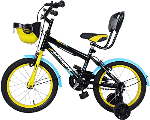 Addo India 16 Limber | Best Bicycles for Kids  | Blk. N/Ylw.